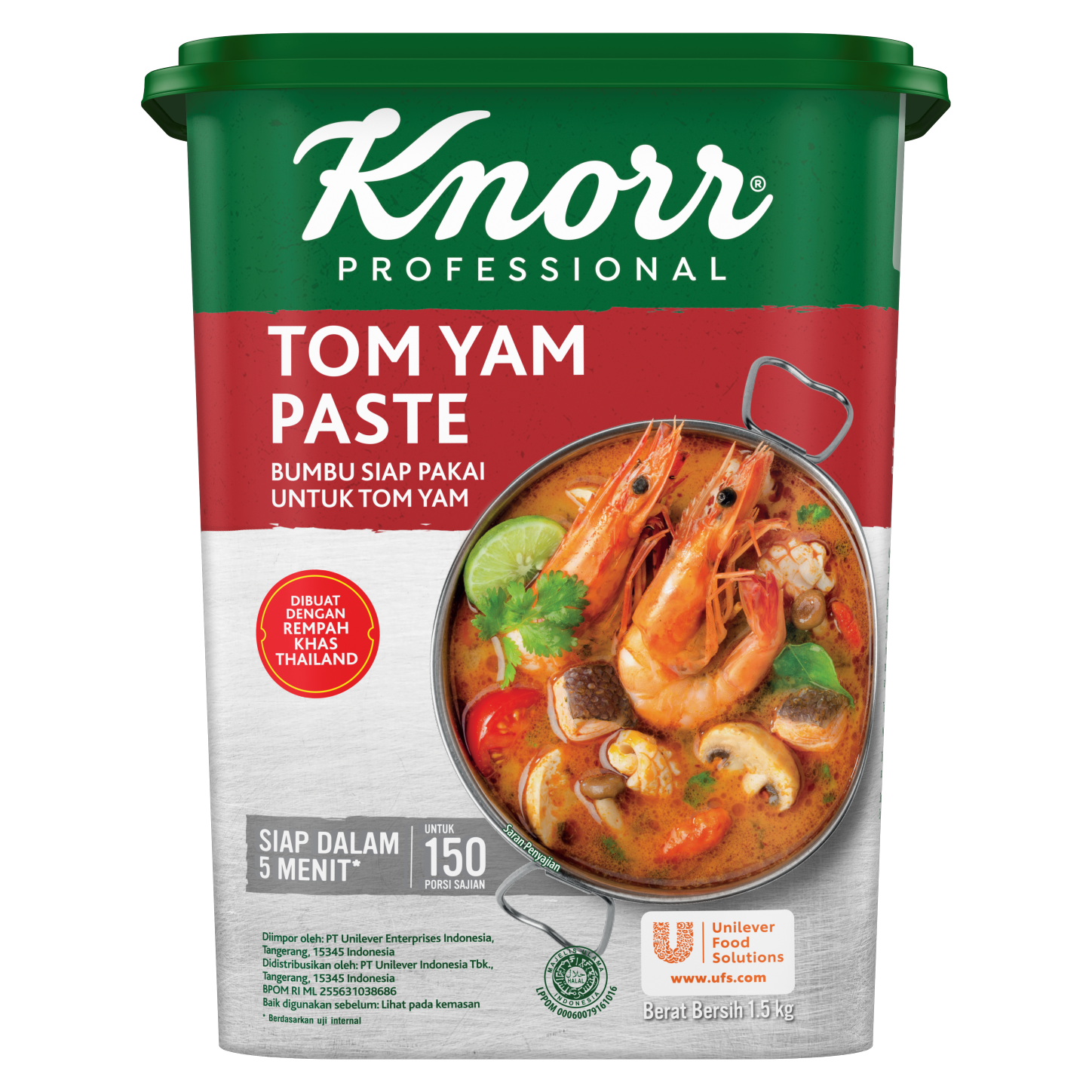 Knorr Bumbu Siap Pakai untuk Tom Yam 1.5kg -